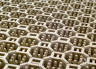 Модульное грязезащитное ПВХ покрытие OPTIMA DUOS 250x250x9мм, оранжевое.