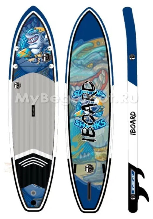 Надувная SUP-доска iBoard Sharks 11' 335х81х15