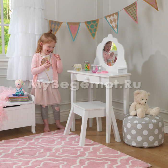 Туалетный столик для девочки KidKraft «Модница» со стульчиком