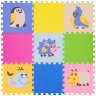 Набор мягких плиток коврик-пазл Funkids™ "Дикие Животные-10"