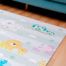 Коврик для ползания FunKids™ Big-15 «Мамы и Дети / Звезды», двусторонний.