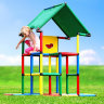 Детский конструктор Quadro Universal + Pool L + Curved Slide