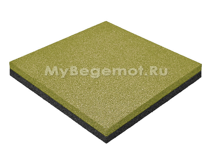 Резиновая плитка M-KORT STANDART, 500x500х40 мм, песочная